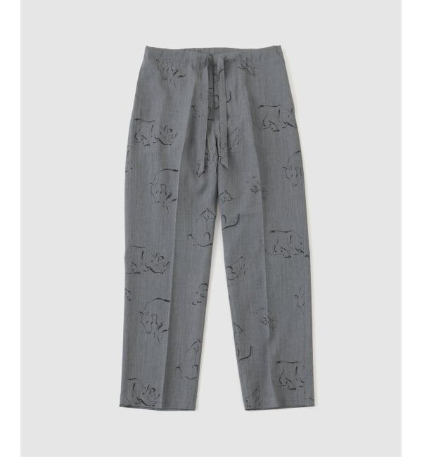 EDIFICE「OLD JOE（オールド ジョー） ORIGINAL PRINTED EASY TROUSER」|スラックス|グレー