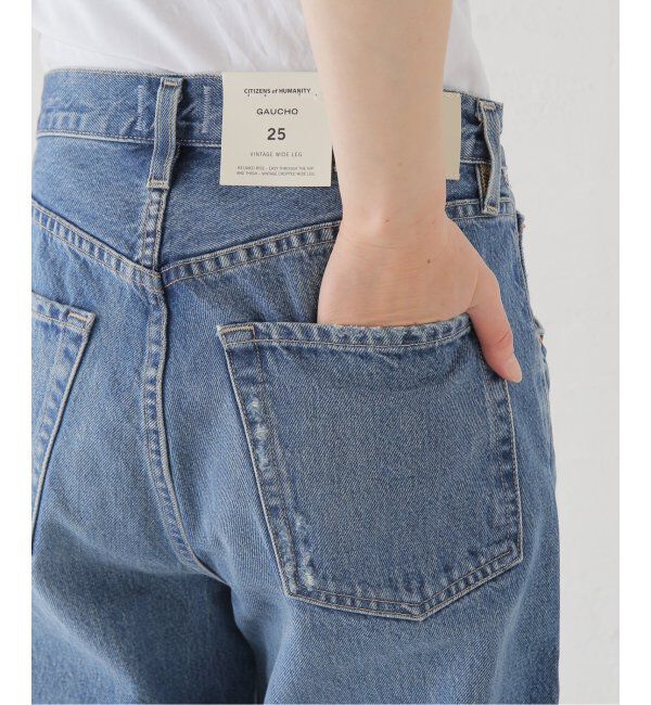 journal standard L'essage「【CITIZENS OF HUMANITY】GAUCHO VINTAGE WIDE：デニム」|デニム|