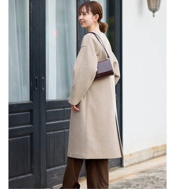 JOURNAL STANDARD「《追加2》スーパー140ビーバーノーカラーコート」|ノーカラーコート|