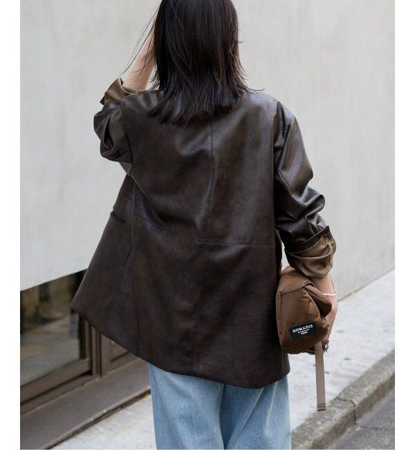 JOURNAL STANDARD「フェイクレザー/フェイクスエードジャケット」|ライダースジャケット|