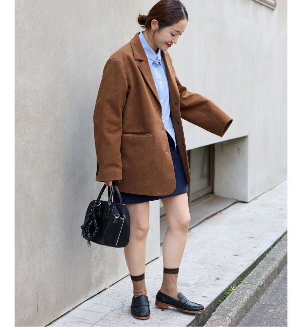 JOURNAL STANDARD「フェイクレザー/フェイクスエードジャケット」|ライダースジャケット|