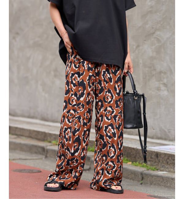 JOURNAL STANDARD relume「レオパードプリントパンツ」|その他|ボルドー
