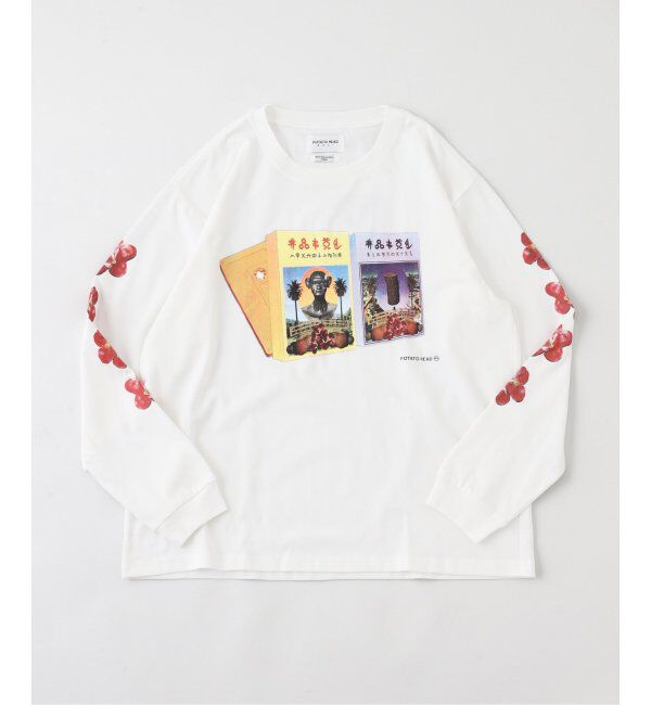 JOURNAL STANDARD「POTATO HEAD / ポテト ヘッド カセット テープ ロング スリーブ Tシャツ」|Tシャツ・カットソー|ホワイト