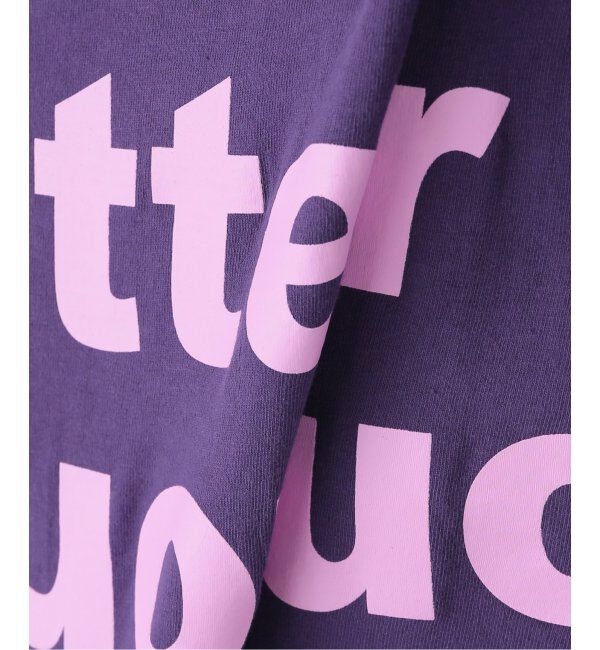 Oriens JOURNAL STANDARD「【b.Eautiful/ビューティフル】Even Better Tomorrow T-Shirt （パープル）」|Tシャツ・カットソー|