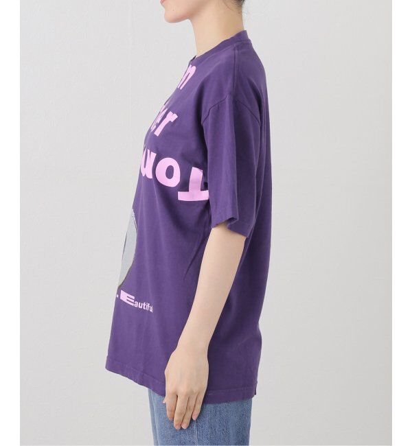 Oriens JOURNAL STANDARD「【b.Eautiful/ビューティフル】Even Better Tomorrow T-Shirt （パープル）」|Tシャツ・カットソー|