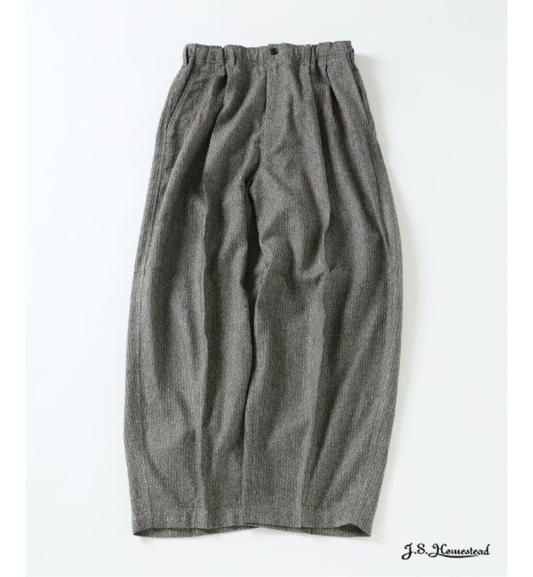 J.S.Homestead「J.S.Homestead / モルキュール インフレーション スラックス」|スラックス|グレー