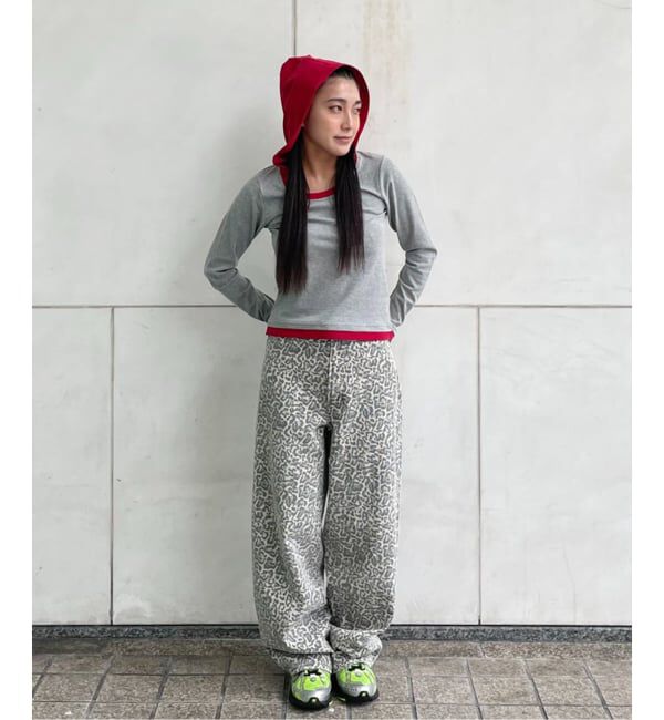 Oriens JOURNAL STANDARD「レイヤードフーディーロングスリーブトップス」|Tシャツ・カットソー|グレーA