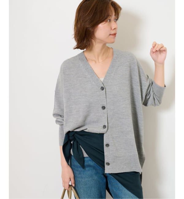 JOURNAL STANDARD relume「BiellaYarnワイドVネックカーディガン」|カーディガン|