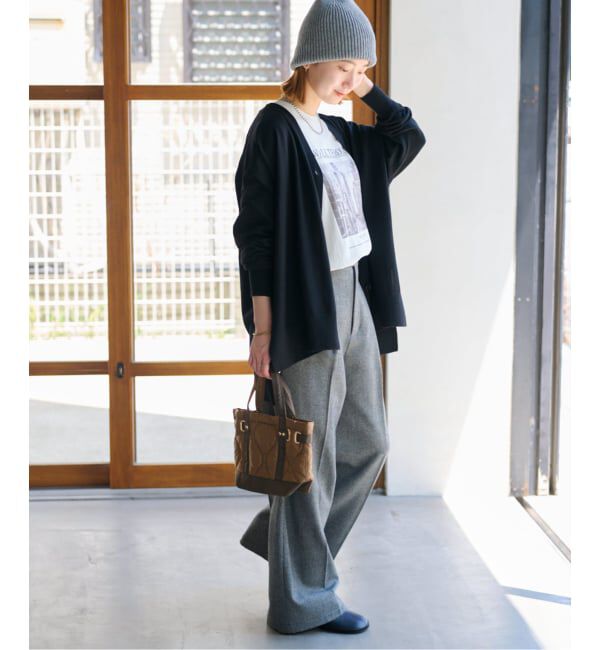 JOURNAL STANDARD relume「BiellaYarnワイドVネックカーディガン」|カーディガン|