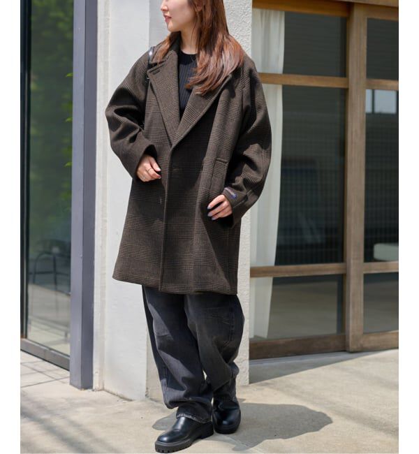 スーパーファインビーバーハーフコート（JOURNAL STANDARD relume