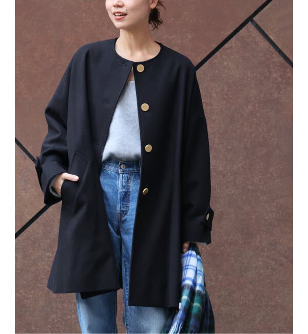 追加》別注【Traditional Weatherwear】MALTON N/C：ノーカラーコート