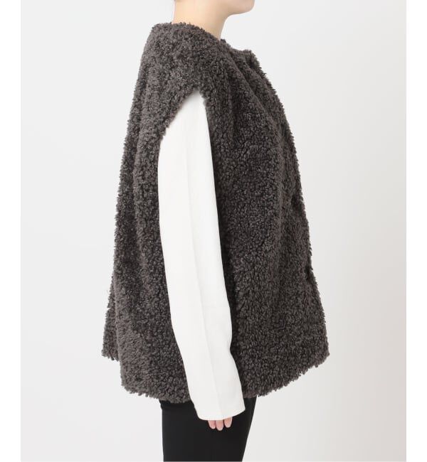 JOURNAL STANDARD「Sheep Like Fur クルーネックベスト」|ダウンベスト・ベスト|