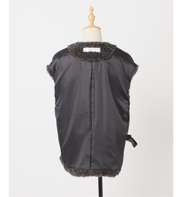 JOURNAL STANDARD「Sheep Like Fur クルーネックベスト」|ダウンベスト・ベスト|