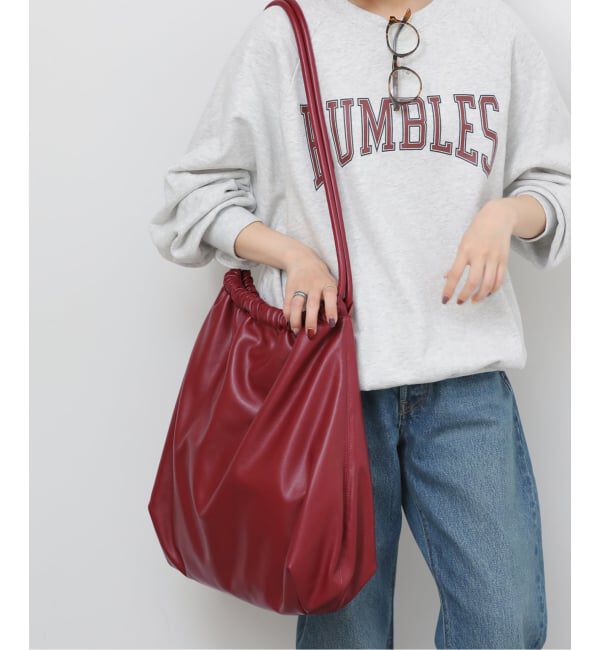 JOURNAL STANDARD relume「【BRIE LEON/ブリーレオン】 Alma XL」|ショルダー・メッセンジャー|レッド