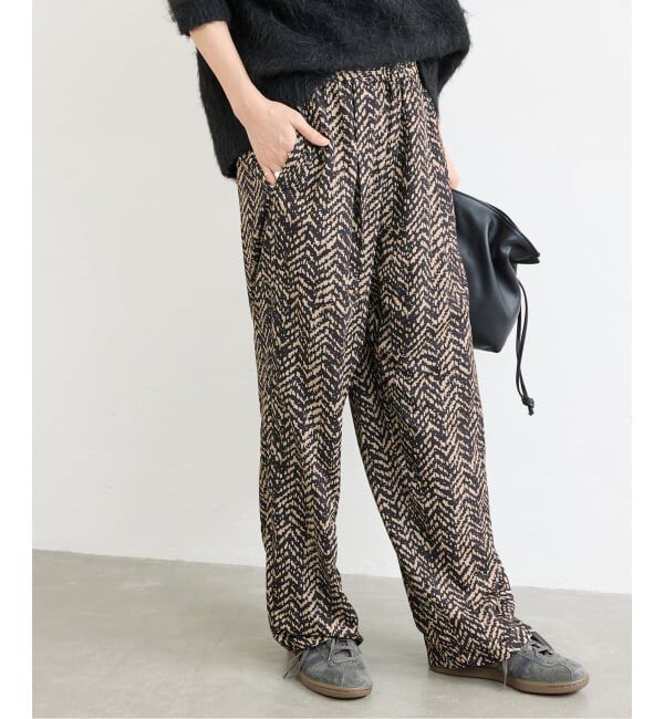 JOURNAL STANDARD「ランダムヘリンボーンプリントパンツ」|その他|