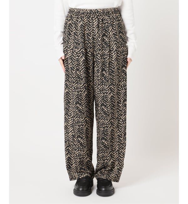 JOURNAL STANDARD「ランダムヘリンボーンプリントパンツ」|その他|