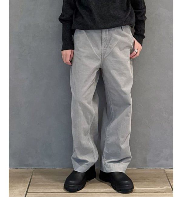 journal standard luxe「オーバーダイコールワークパンツ」|その他|グレーA