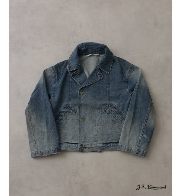 J.S.Homestead「J.S.Homestead / ブリッジ デニム ジャケット」|デニムジャケット|ネイビー B