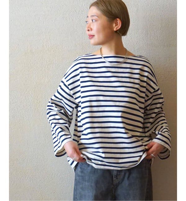 journal standard luxe「ボーダー ボートネックプル」|Tシャツ・カットソー|