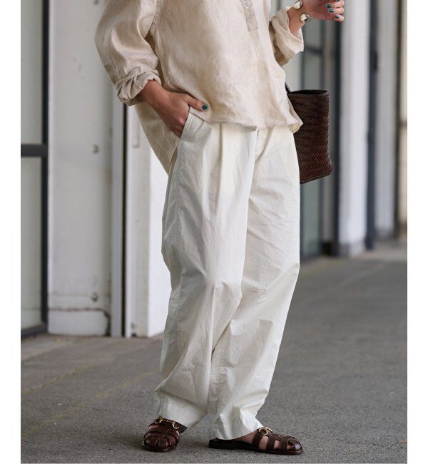 FRAMeWORK「コットンイージータックバレルパンツ」|その他|
