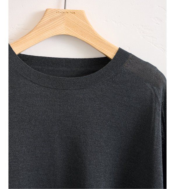 FRAMeWORK「≪追加≫ペーパーミックスポンチョニット2」|ニット・セーター|