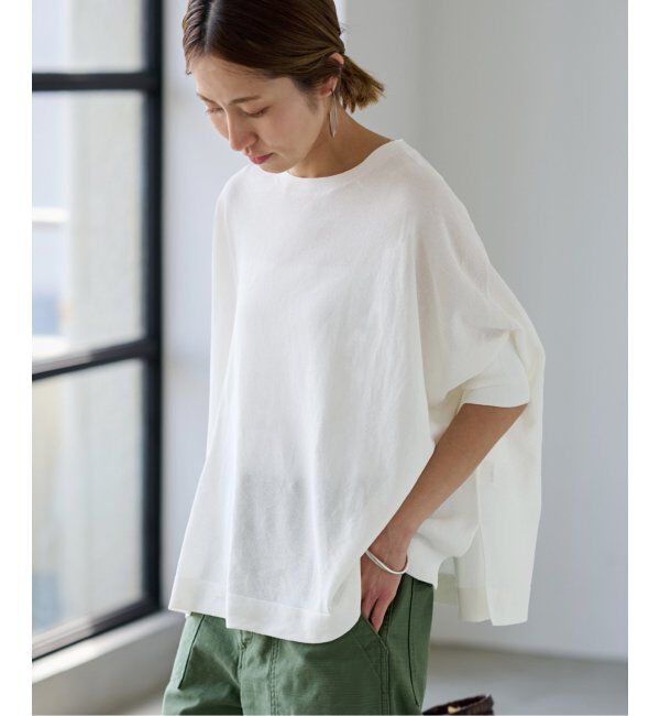 FRAMeWORK「≪追加≫ペーパーミックスポンチョニット2」|ニット・セーター|