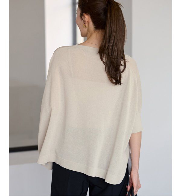 FRAMeWORK「≪追加≫ペーパーミックスポンチョニット2」|ニット・セーター|