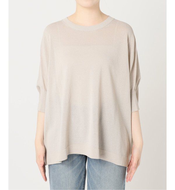 FRAMeWORK「≪追加≫ペーパーミックスポンチョニット2」|ニット・セーター|