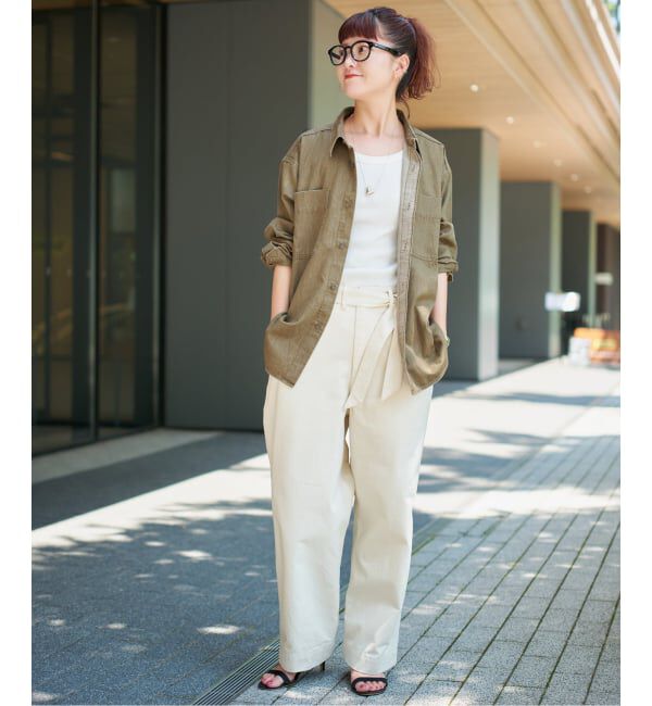 Spick and Span「《追加》ライトオンスデニムシャツ」|シャツ・ブラウス|