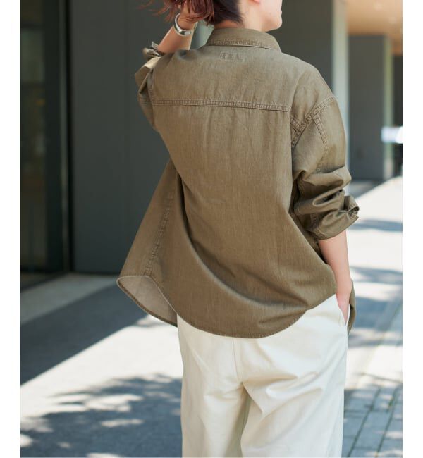 Spick and Span「《追加》ライトオンスデニムシャツ」|シャツ・ブラウス|