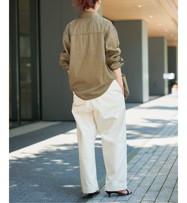 Spick and Span「《追加》ライトオンスデニムシャツ」|シャツ・ブラウス|