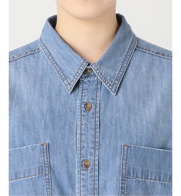 Spick and Span「《追加》ライトオンスデニムシャツ」|シャツ・ブラウス|