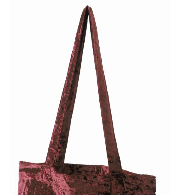 Spick and Span「《一部店舗+WEB限定》Uhr/ウーア 別注Velour Tote」|トートバッグ|