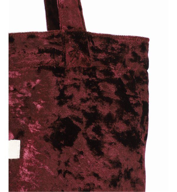 Spick and Span「《一部店舗+WEB限定》Uhr/ウーア 別注Velour Tote」|トートバッグ|