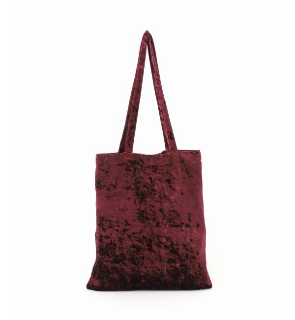 Spick and Span「《一部店舗+WEB限定》Uhr/ウーア 別注Velour Tote」|トートバッグ|