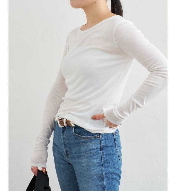 U by SPICK&SPAN「シアースムースフライスロンTEE」|Tシャツ・カットソー|