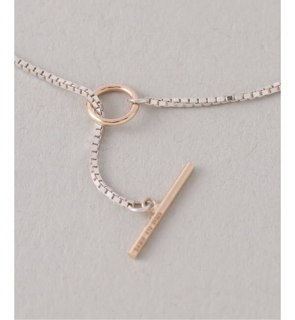 Spick and Span「【SAMH by LILAS】デタッチャブルTバーブレスレット K10*SV」|ブレスレット・バングル|