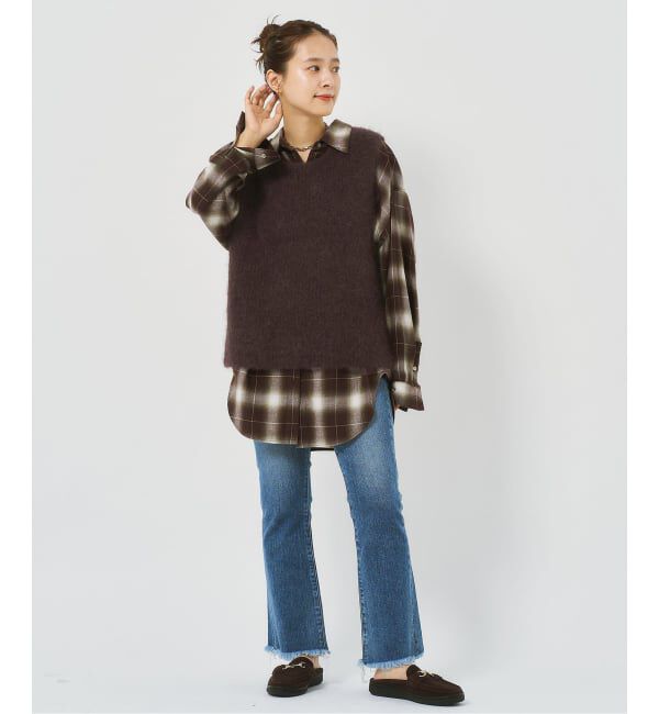 Spick and Span「アルパカ混ニットベスト」|ベスト・ジレ|