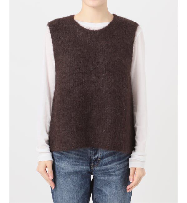 Spick and Span「アルパカ混ニットベスト」|ベスト・ジレ|