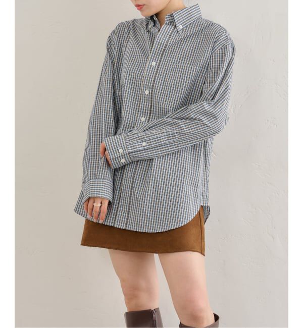 U by SPICK&SPAN「PLAID CHECK ボタンダウンシャツ」|シャツ・ブラウス|