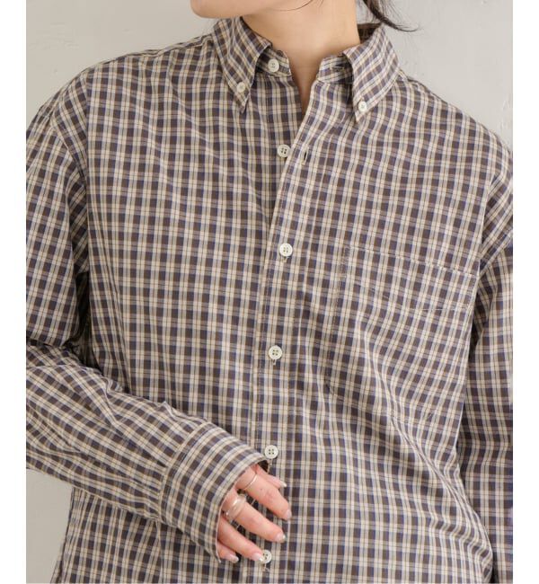 U by SPICK&SPAN「PLAID CHECK ボタンダウンシャツ」|シャツ・ブラウス|