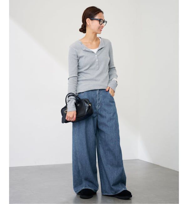 FRAMeWORK「≪追加≫バレルフォルムデニムパンツ2」|デニム|