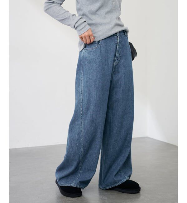 FRAMeWORK「≪追加≫バレルフォルムデニムパンツ2」|デニム|