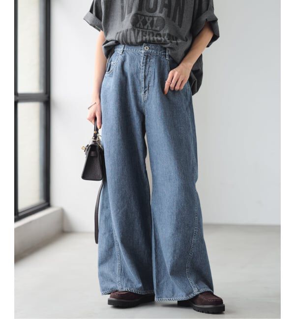 FRAMeWORK「≪追加≫バレルフォルムデニムパンツ2」|デニム|