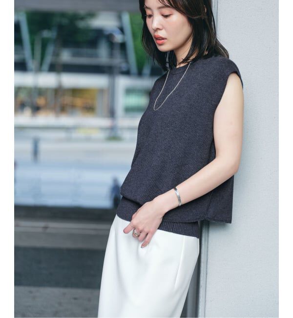 NOBLE「PROTAGONISTA/プロタゴ二スタ ウォッシャブルウールベスト」|ニット・セーター|