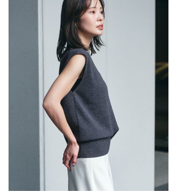 NOBLE「PROTAGONISTA/プロタゴ二スタ ウォッシャブルウールベスト」|ニット・セーター|