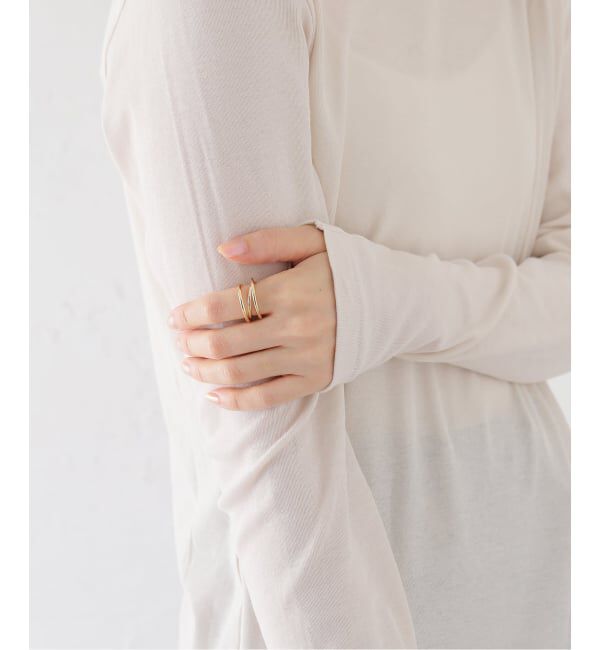 NOBLE「ALT/アルト 2.0 triple spiral ring vermeil」|リング|