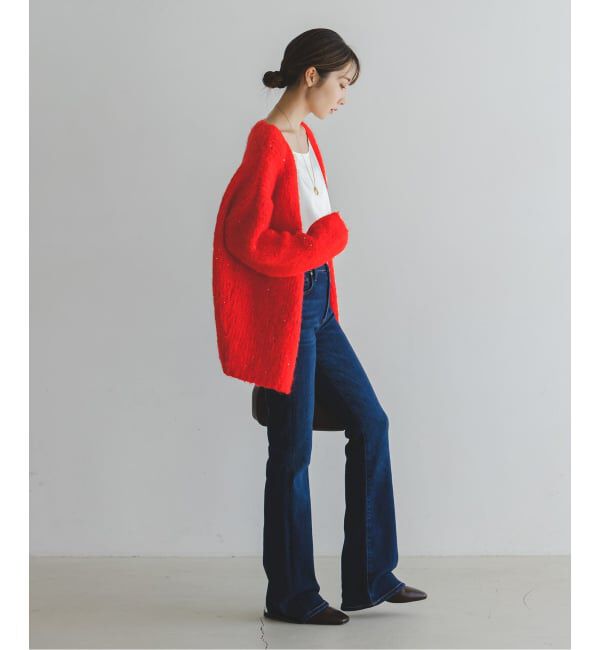 COUTURE D'ADAM/クチュールドアダム Sequin Fluffy Knit カーディガン