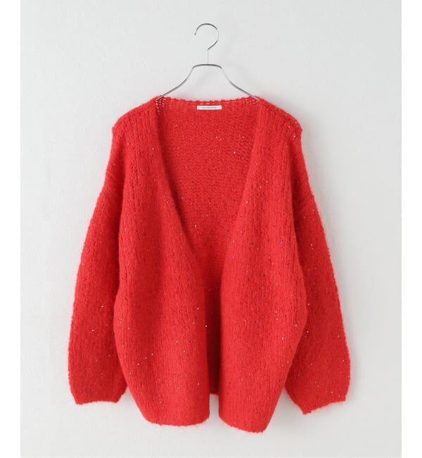 COUTURE D'ADAM/クチュールドアダム Sequin Fluffy Knit カーディガン