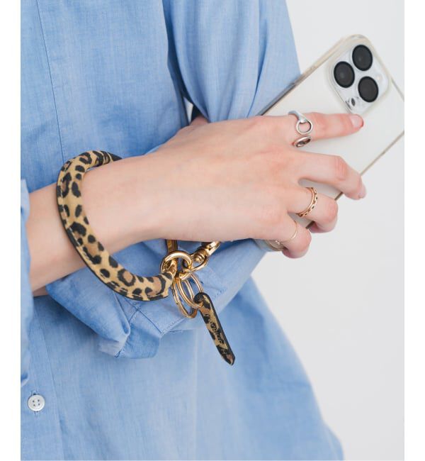 Spick and Span「《WEB限定追加2》HASHIBAMI / ハシバミ ウィンドベルレオパードハンドストラップ」|その他|